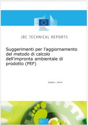 Metodo di calcolo dell'impronta ambientale di prodotto (PEF)