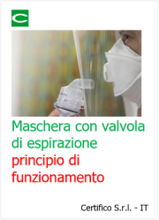 Maschera con valvola di espirazione: principio di funzionamento