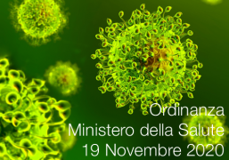 Ordinanza Ministero della Salute del 19 Novembre 2020 Ordinanza Ministero della Salute del 19 Novembre 2020