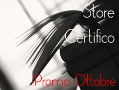 Store Certifico: Promo -20% su tutti i Prodotti Ottobre