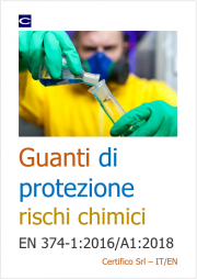 Guanti di protezione rischi chimici - EN 374-1:2016/A1:2018