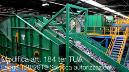 Modifica art. 184 ter TUA End of waste | Legge 128/2019