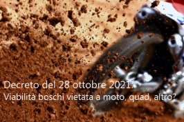 Decreto del 28 ottobre 2021: Viabilità boschi vietata a moto, quad, altro?