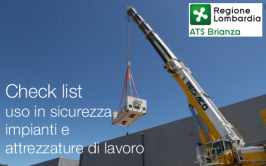 Check list uso in sicurezza impianti e attrezzature di lavoro