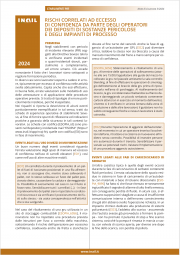 Rischi correlati ad eccesso di confidenza da parte degli operatori depositi di sostanze pericolose Rischi correlati ad eccesso di confidenza da parte degli operatori depositi di sostanze pericolose