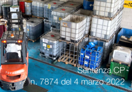 Sentenza CP n. 7874 del 4 marzo 2022