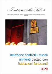 Relazione controlli ufficiali alimenti trattati con Radiazioni Ionizzanti 2020