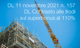 Decreto-Legge 11 novembre 2021 n. 157 Decreto-Legge 11 novembre 2021 n. 157