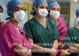 Covid-19 | Contagi sul lavoro denunciati all’INAIL: Schede regionali 31 Gennaio 2021