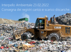 Interpello Ambientale 23.02.2022 - Consegna dei registri carico e scarico discariche
