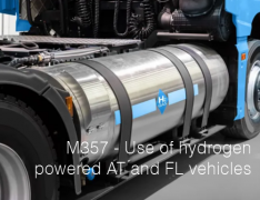 M357 - Use of hydrogen powered AT and FL vehicles