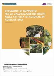 Strumenti di supporto per la valutazione dei rischi nelle attività stagionali in agricoltura Strumenti di supporto per la valutazione dei rischi nelle attività stagionali in agricoltura