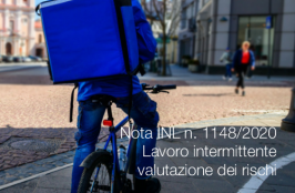 Nota INL n. 1148/2020 | Lavoro intermittente - Valutazione dei rischi