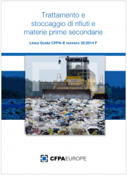 Trattamento e stoccaggio di rifiuti e materie prime secondarie Trattamento e stoccaggio di rifiuti e materie prime secondarie
