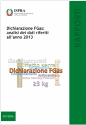 Rapporto FGAS 2013 - ISPRA Rapporto FGAS 2013 - ISPRA