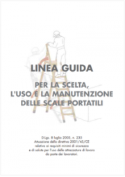 Linee guida Ispesl sicurezza scale portatili