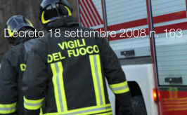 Decreto 18 settembre 2008 n. 163 Decreto 18 settembre 2008 n. 163