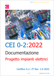 CEI 0-2 | Guida documentazione progetto impianti elettrici