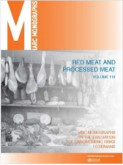 IARC Monographs Volume 114: Carne rossa e trasformata (classe 2A e 1)