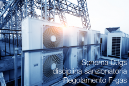 Schema D.lgs disciplina sanzionatoria Regolamento F-gas