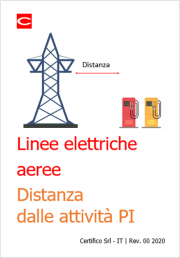 Linee elettriche aeree: le distanze dalle attività PI