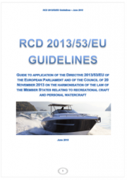 Guidelines RCD Directive 2013/53/EU 