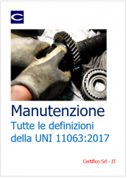 Manutenzione: tutte le definizioni delle norme di riferimento