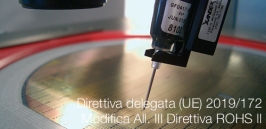 Direttiva delegata (UE) 2019/172 | Modifica All. III Direttiva ROHS II