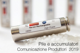 Pile e accumulatori: Comunicazione Produttori 2019