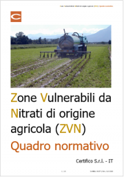 Zone Vulnerabili da Nitrati di origine agricola (ZVN): Quadro normativo e Documenti Zone Vulnerabili da Nitrati di origine agricola (ZVN): Quadro normativo e Documenti