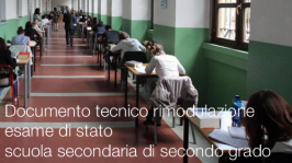 Documento tecnico rimodulazione esame di stato scuola secondaria di secondo grado