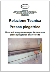 Relazione adeguamento presse piegatrici alta velocità