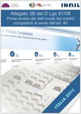 Medico competente, pubblicate le prime analisi dei dati relativi all’All.3B del D.Lgs. 81/2008