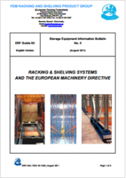 Scaffali e sistemi di scaffalature & Direttiva macchine