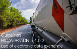 Guidelines for the use of RID/ADR/ADN 5.4.0.2 use of electronic data exchange