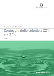 Parametri indicatori qualità nelle acque - Conteggio colonie Parametri indicatori qualità nelle acque - Conteggio colonie