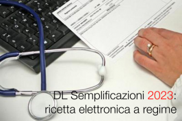 DL Semplificazioni: ricetta elettronica a regime DL Semplificazioni: ricetta elettronica a regime