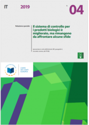 Relazione speciale n. 04/2019 | sistema di controllo prodotti biologici Relazione speciale n. 04/2019 | sistema di controllo prodotti biologici