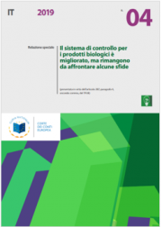 Relazione speciale n. 04/2019 | sistema di controllo prodotti biologici 