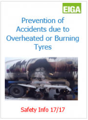 Prevention of Accidents due to Overheated or Burning Tyres