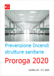 Tabella di lettura PI strutture sanitarie: Proroga 2020