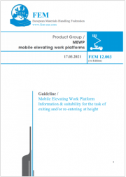 Guideline FEM | Mobile Elevating Work Platform