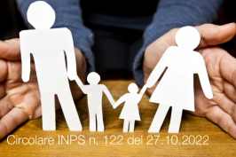 Circolare INPS n. 122 del 27 ottobre 2022