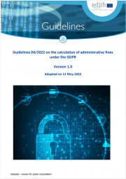 Guidelines 04/2022 - administrative fines under the GDPR