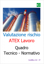 Valutazione rischio ATEX lavoro: Quadro tecnico-normativo