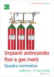 Impianti antincendio fissi a gas inerti: Quadro normativo