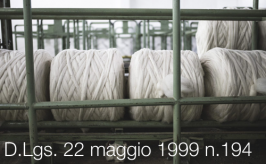 D.Lgs. 22 maggio 1999 n.194 D.Lgs. 22 maggio 1999 n.194