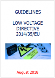 Guidelines LVD 2014/35/EU - August 2018
