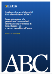 Guida pratica per dirigenti di PMI e coordinatori REACH