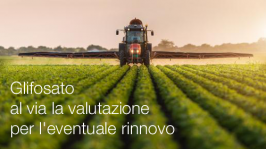 Glifosato al via la valutazione per l'eventuale rinnovo